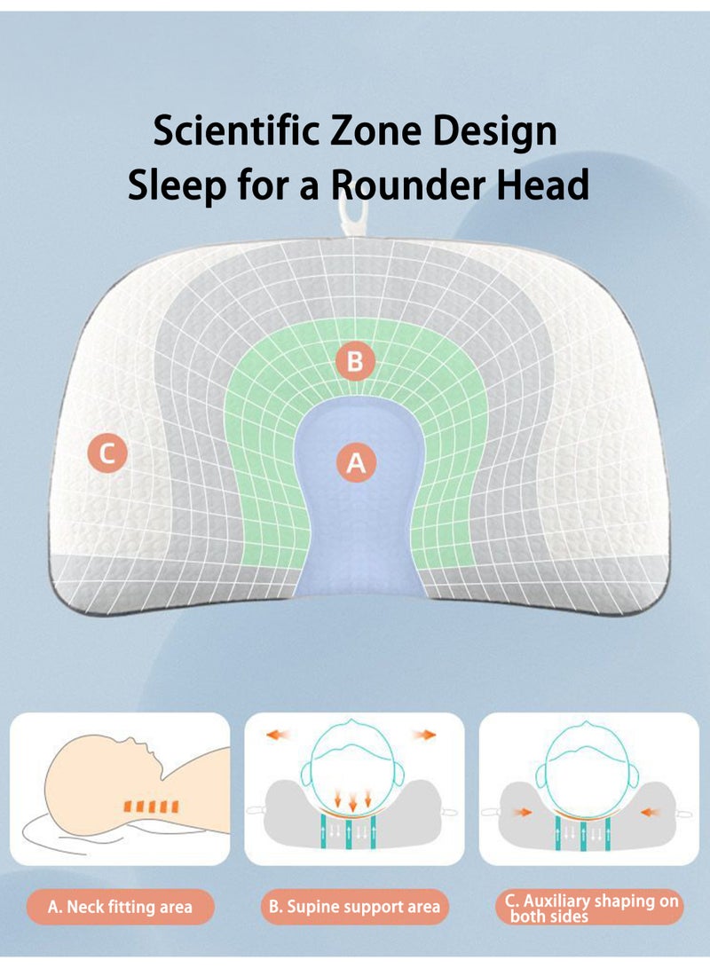 PureTuti Flat headrest and baby pillow 100% cotton, antibacterial, sweat-proof cute pillow baby，headrest， Newborn must haves - Image 5